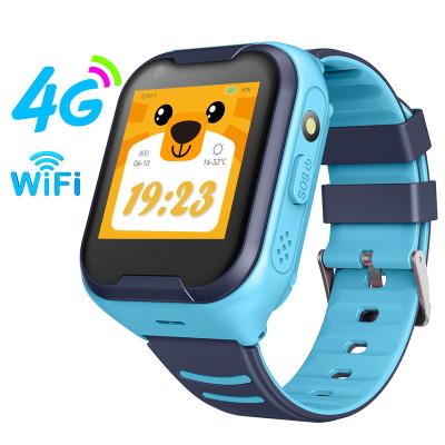 China 680mA Children Alarm Clock Camer 4G Waterproof Children Smartwatch Rechargeable Wifi GPS SOS IP67 Wifi 4G Smartwatch for sale