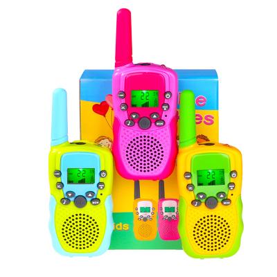 China Christmas Gifts Kids Wireless 3 Toys Communication KMs Range 22 Channels 2 Way Walkie Talkie Radio Walkie Talkies For Kids for sale