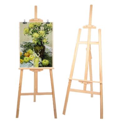 China Weizhuang 150cm Artist Easel Solid Wood Sketch Painting Stand Easel Sketching Bracket Multifunctional Foldable Art Display Rack Stand for sale