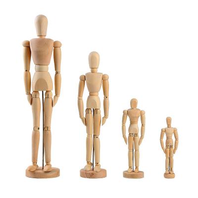 China Arts Drawing & Weizhuang Art Drawing Desktop Decoration and Desktop Decoration Wooden Mannequin Jointed Wooden Model Mannequin for sale