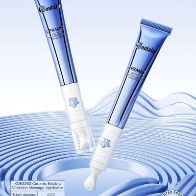 China Cosmetic Ceramic Eye Cream Massager Stick Bottles 15ML for sale