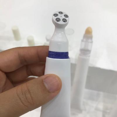 China Facial Packaging Roll Ball Massage Stick Massage Stick Skin Care Massage Tube for sale