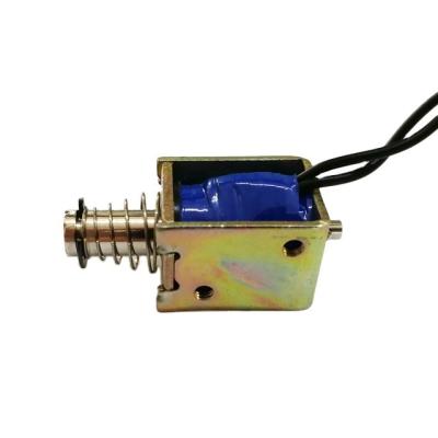 China Tipo linear solenoide do impulso do micro do curso 4mm da C.C. 12V 24V à venda