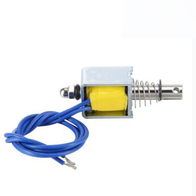 China DC 12V 0.3N 8mm Stroke Open Frame Solenoid Electromagnet for sale