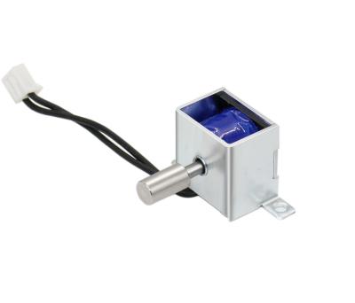 China 10mm Stroke DC 12V 24V Open Frame Push Pull Electromagnet Solenoid for sale