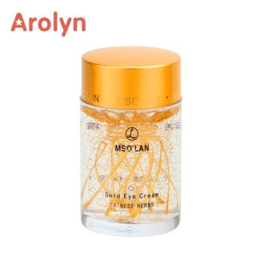 China Dark Circle Anti-wrinkle Remove Collagen Pure Gold Active Anti-wrinkle Foil Nourishing Eye Gel Cream OEM/ODM for sale