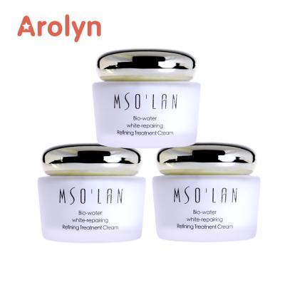 China Japanese skin care products herbal green tea anti aging whitening day and night cream for sale