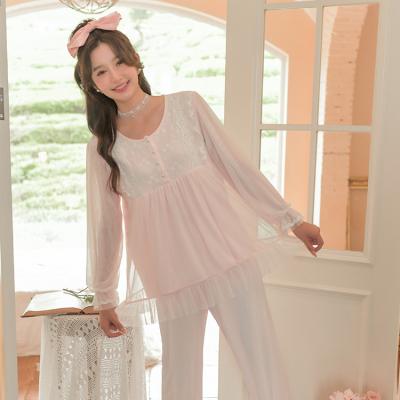 China Wholesale high quality custom lace luxury princess pajamas QUICK DRY sets sleepwear for women for sale