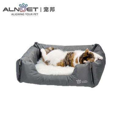 China Sustainable Portable Natural Pet Cotton Machine Washable Soft Sleep Pad for sale