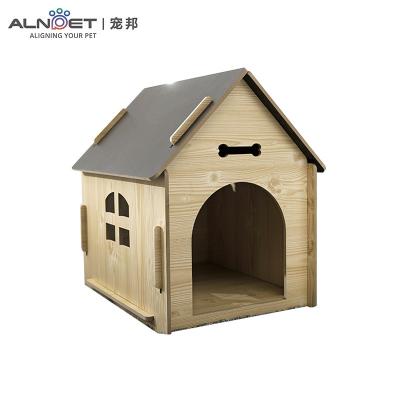 China Sustainable Wholesale Wooden Portable Waterproof Luxury Dog House Dog Kennel for sale