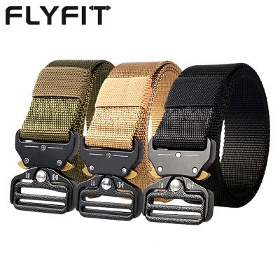 China Breathable Custom Security Army War Police Buckle Quick Release FLYFIT Military Tactical Belt Belt for sale