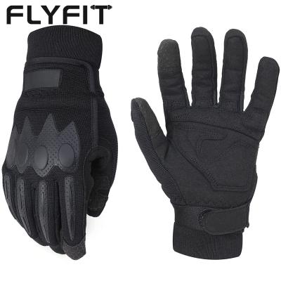 China FLYFIT Durable Military Cut Make Army Tactical Full Finger Gloves Knuckle Hard Quality Police Grade Riding Motorcycle Gloves for sale