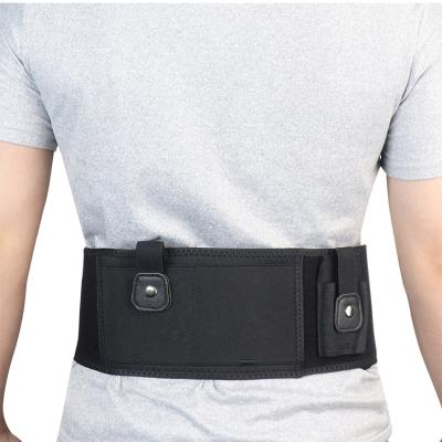 China Portable Custom Universal Revolver Belly Band Holster for Carry Tactical Pistol Gun Concealed Holster for sale