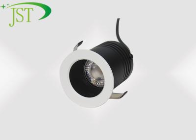 China Whilte / Black Face LED Wall Washer Downlight , 12W COB LED Downlight OEM for sale