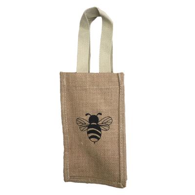 China Special Hot Selling Reusable Jute Sack Gift Reusable Bag Buying Natural Jute Accept Customized Logo Customized, Extra Large Bastar Prints for sale