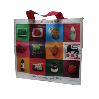 China Safety Low Price Non Customizable Logo Recyclable Laminated Bag PP Woven Shopping Bag for sale