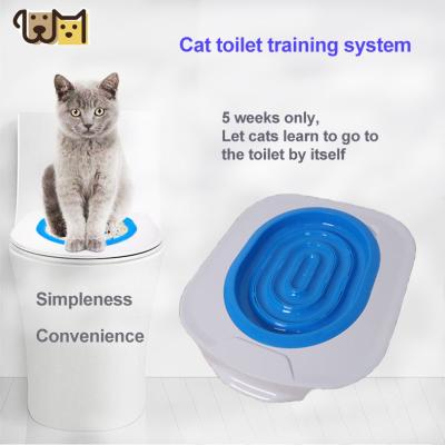 China New Quick Release Cat Toilet Trainer Cat Sandbox Bracket Can Be Removed And Reused Cat Toilet Inducer Pet Supplies for sale