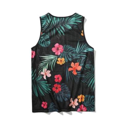 China Hip Hop Printed Summer Mesh Breathe Hawaii Clothing Party Costume Hawaii Shirt Hawaii T-Shirt for sale