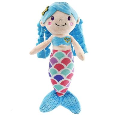 China Mermaid Princess Stuffed Animals Soft Plush Toys Doll For Christmas Holiday Birthday Gifts To Children for sale