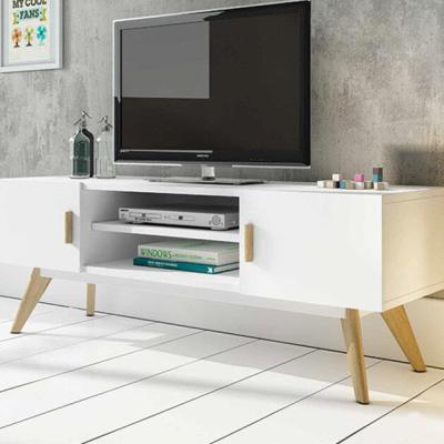 China Environmental protection simple design home living room TV display unit table TV cabinet stand for sale