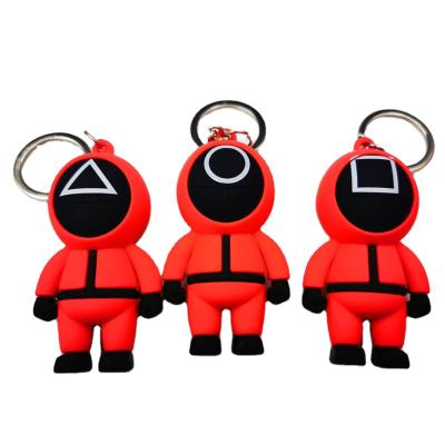 China Hot Selling Newest Worry Relife Squid Game Push Noise Stirring Person Toys Squeeze Sensory Toys Relive Stress and Worry Key Chain for Autism for sale