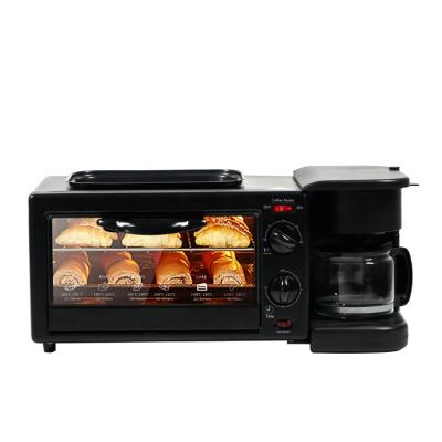 China 3 remote in 1 breakfast makers lunch machine stove +toaster oven+ coffee maker for sale