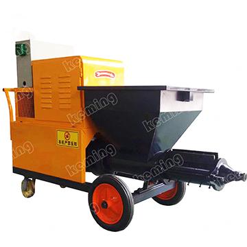 China 4 Function Spraying KW 10m Spraying Distance Mortar Machine Part Booster Cement Mixer Gunite Spraying Machine For Wall Auto for sale