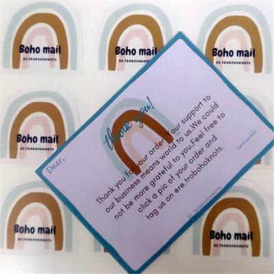 China Wholesale Artificial Rose Gold Thank You Card Custom Shopping Card Business Gift for sale