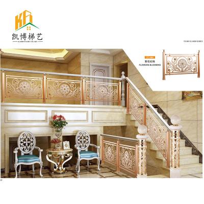 China Contemporary Factory Customized Stair Railing Metal Luxury Railing Staircase Fencing Hardware Accessories Set for sale