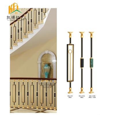 China Contemporary Customized Metal Stair Railing Design Spiral / Curved Stair Railing Design for sale