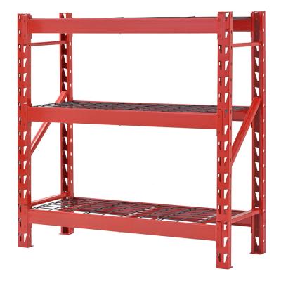 China Corrosion Protection Heavy Duty Steel Welded Treadplate Storage Stacking Rack For Warehouse Use for sale