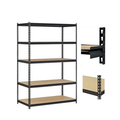 China Warehouse Heavy Duty Steel Metal Boltless Corrosion Protection Z-Beam Storage Rack Rack Shelf With Partical Decking for sale