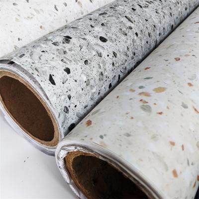 China Quartz Design Self Adhesive PVC Film For Kitchen Countertop Renewed for sale