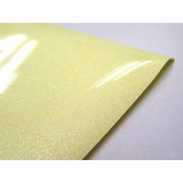 China OEM ODM Gelb Hochglanz PVC-Film für Möbel Breite 1260mm zu verkaufen