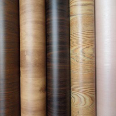 China Wood Grain Design Wall Surface Protection and Decoration with Matte Plastic PVC Film for sale