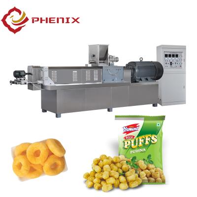 China Twin Screw Corn Cheese Puff Snacks Snacks Making Machine for sale