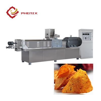 China Chips tortilla corn doritos chips twin screw extruder making machine for sale