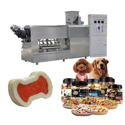 China Pet Chews New Ingredients Rawhide Bone Pressing Machine For Making Dog Treats From Phoenix Machinery for sale