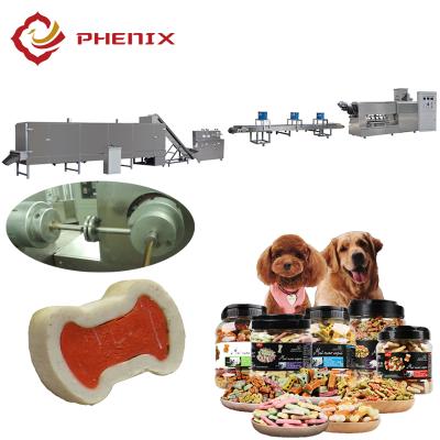 China Pet chews various shapes pet treats /dog chews snacks processing extruder /machinery maker of Phoenix Machinery for sale