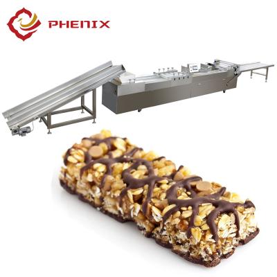 China Cereal Bar/Candy Bar Chocolate Cereal Bar Production Line Making Machine/Puffed Rice Bar Production Line From Phoenix Machinery for sale