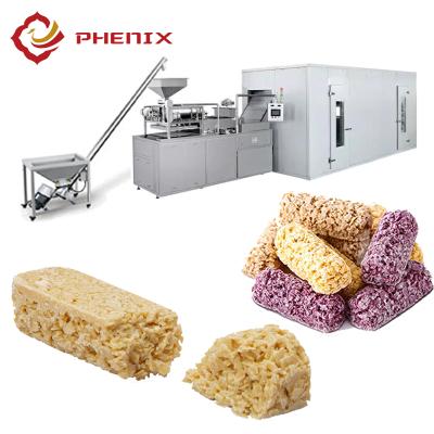 China Automatic Oatmeal Chocolate Bar High Yield Chocolate Cereal Bar Making Machine From Phoenix Machinery for sale