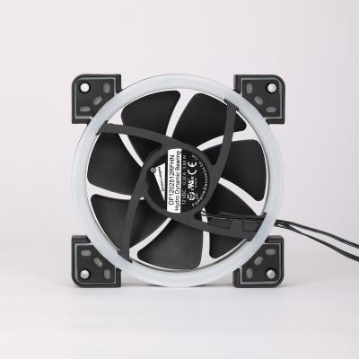 China Box& Fashion 120*120*25MM 12V PWM Cooler Fan Style Luxury Quiet Cooler 3 Pin Sever Computer Cooling Fan for sale