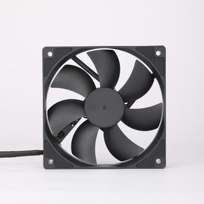 China Box& High Quality Stylish Quiet Cooler 3 Pin Sever Computer Cooling Fan CPU Cooler 120*120*25MM 12V PWM Fan for sale