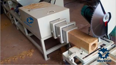 China Single Head Compressed Wood Sawdust Pallet Block Making Machinery for sale