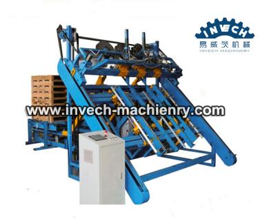 China Automatic Penumatic EU Wooded Block Pallet Nailing Line for sale