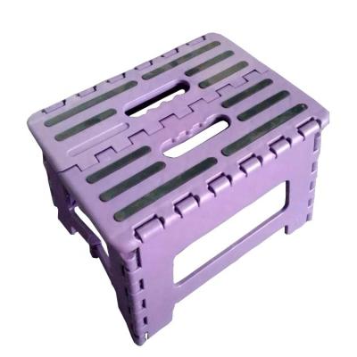 China Super Home Portable Large Factory Direct Foldable Low Plastic Foldable Stool With TPR Non-slip Strip for sale