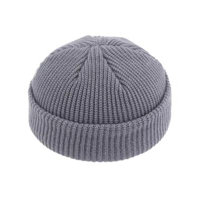 China 2022 New Fashion COMMON Custom Solid Color Letter Embroidery Knitted Men's Unisex Beanie Hat Pattern for sale