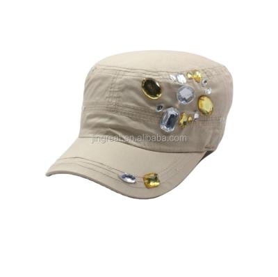 China breathable & Waterproof Fitted Military Hat And Cap Fashion Indian Army Cap Army Hat for sale