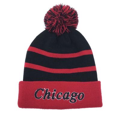 China COMMON Beanie Hat Polyester Cotton Printed Winter Hat Beanie With Custom Logo for sale