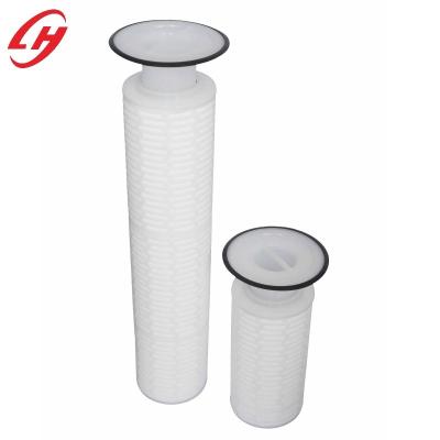 China Hotels PP Material 10 Inch Pleated Cartridge Filter ACF Filter High Flow Filter Cartridge For Factory for sale